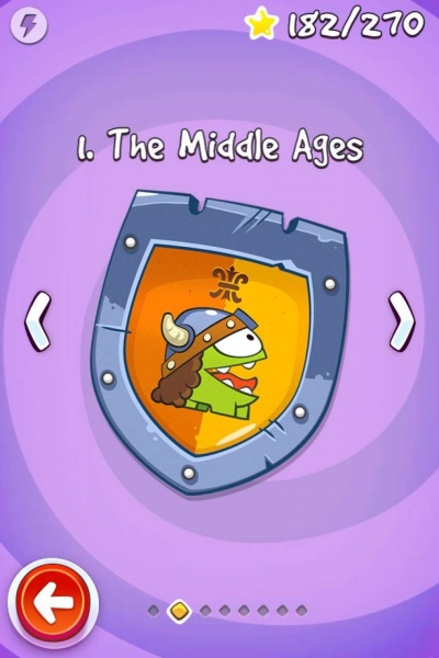 Screen ze hry Cut the Rope: Time Travel