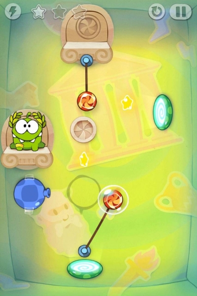 Screen ze hry Cut the Rope: Time Travel