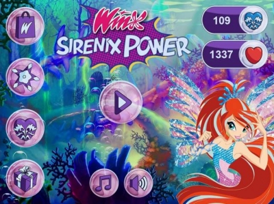 Screen ze hry Winx Sirenix Power