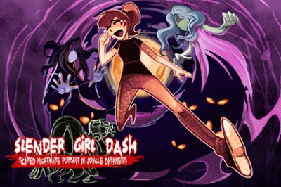 Artwork ke he Slender Girl Dash: Scared Nightmare Pursuit in Jungle Darkness