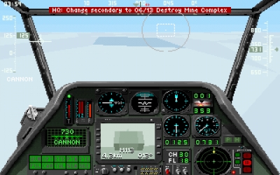 Screen ze hry Gunship 2000: Scenario Disk and Mission Builder