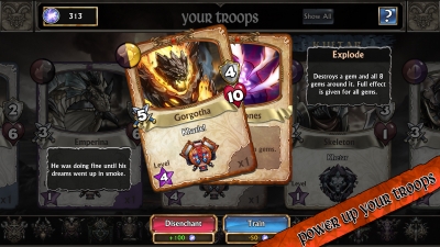 Screen ze hry Gems of War