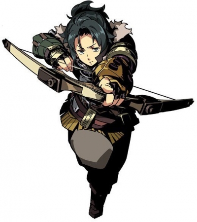 Artwork ke he Etrian Odyssey 2 Untold: The Fafnir Knight