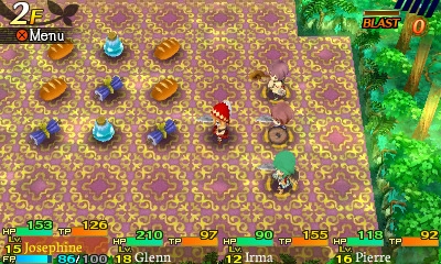 Screen ze hry Etrian Mystery Dungeon