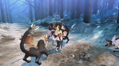 Screen ze hry Utawarerumono: Itsuwari no Kamen