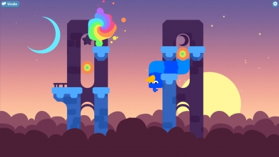 Screen ze hry Snakebird