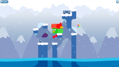 Screen ze hry Snakebird