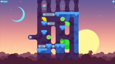 Screen ze hry Snakebird