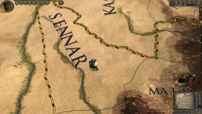 Screen ze hry Crusader Kings II: African Unit Pack