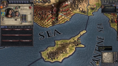 Screen ze hry Crusader Kings II: Byzantine Unit Pack