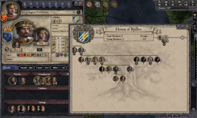 Screen ze hry Crusader Kings II: Dynasty Shields