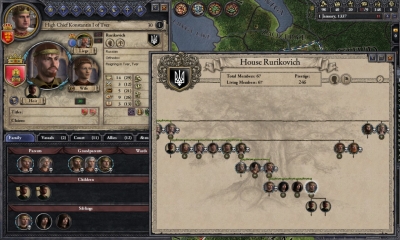 Screen ze hry Crusader Kings II: Dynasty Shields