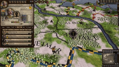 Screen ze hry Crusader Kings II: Dynasty Shields Charlemagne