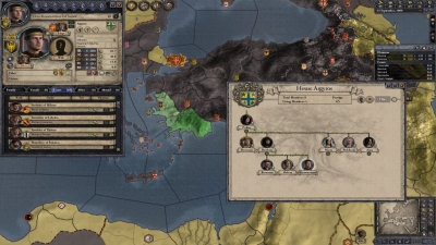 Screen ze hry Crusader Kings II: Dynasty Shields II