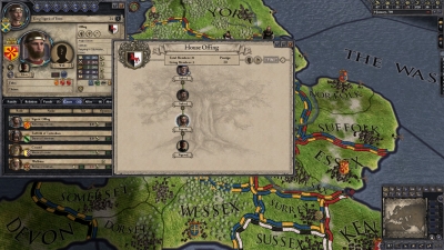 Screen ze hry Crusader Kings II: Early Western Clothing Pack