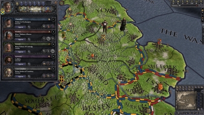 Screen ze hry Crusader Kings II: Early Western Clothing Pack