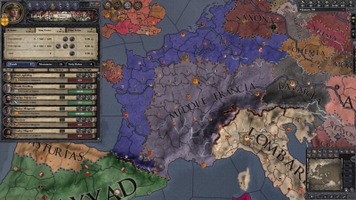 Screen ze hry Crusader Kings II: Early Western Clothing Pack