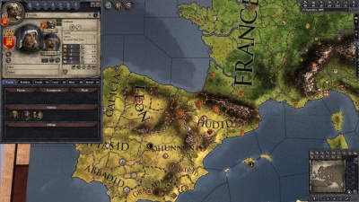 Screen ze hry Crusader Kings II: Iberian Portraits