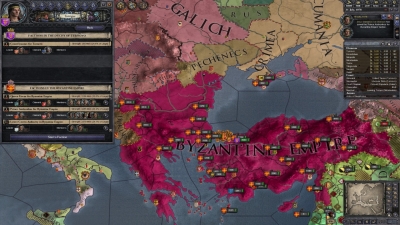 Screen ze hry Crusader Kings II: Legacy of Rome