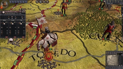 Screen ze hry Crusader Kings II: Military Orders Unit Pack