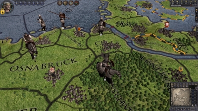 Screen ze hry Crusader Kings II: Military Orders Unit Pack