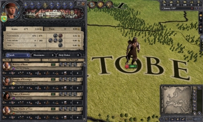 Screen ze hry Crusader Kings II: Mongol Faces