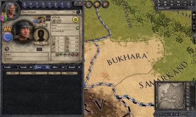 Screen ze hry Crusader Kings II: Mongol Faces