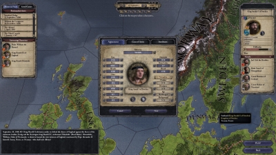 Screen ze hry Crusader Kings II: Norse Portraits