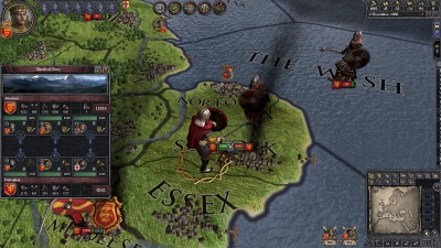 Screen ze hry Crusader Kings II: Saxon Unit Pack