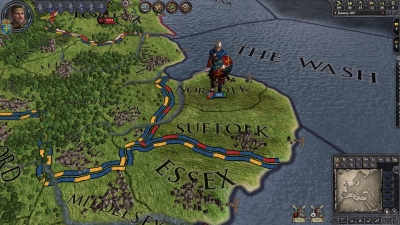 Screen ze hry Crusader Kings II: Saxon Unit Pack