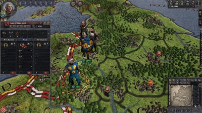 Screen ze hry Crusader Kings II: Saxon Unit Pack