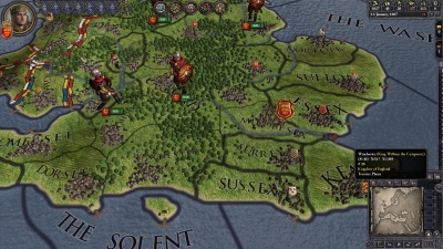 Screen ze hry Crusader Kings II: Saxon Unit Pack