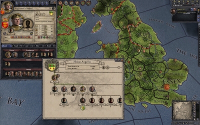 Screen ze hry Crusader Kings II: Songs of Albion