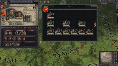 Screen ze hry Crusader Kings II: Songs of the Rus