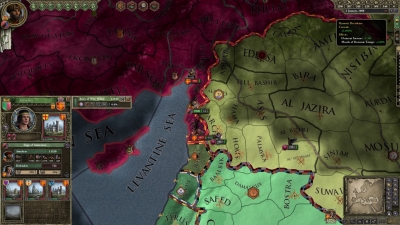 Screen ze hry Crusader Kings II: Sword of Islam