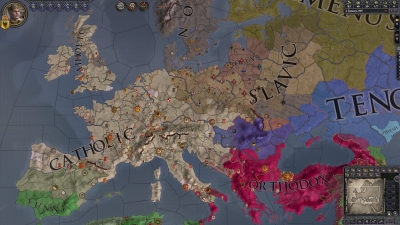 Screen ze hry Crusader Kings II: Warriors of Faith Unit Pack