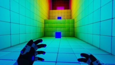 Screen ze hry Q.U.B.E. Directors Cut