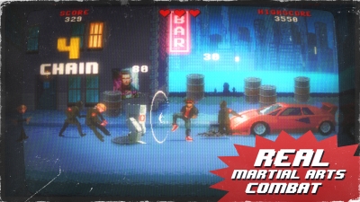 Screen ze hry Kung Fury: Street Rage