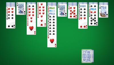 Screen ze hry Spider Solitaire