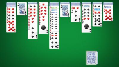 Screen ze hry Spider Solitaire