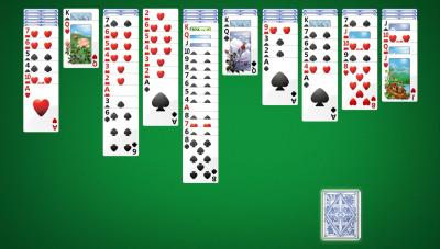 Screen ze hry Spider Solitaire