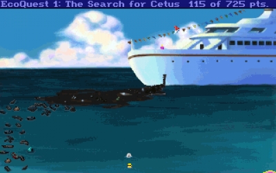 Screen ze hry EcoQuest: The Search for Cetus