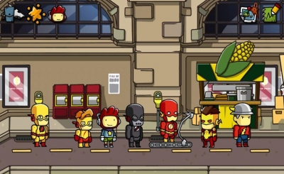 Screen ze hry Scribblenauts Unmasked: A DC Comics Adventure