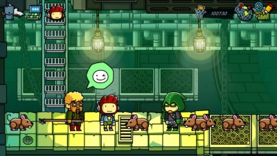 Screen ze hry Scribblenauts Unmasked: A DC Comics Adventure