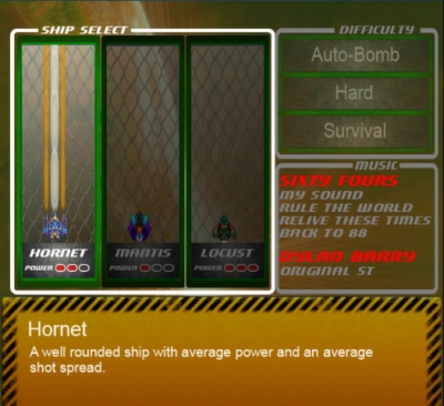Screen ze hry Super Killer Hornet: Resurrection