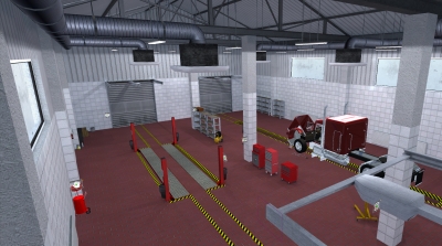 Screen ze hry Truck Mechanic Simulator 2015