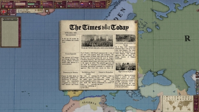 Screen ze hry Victoria II: Heart of Darkness