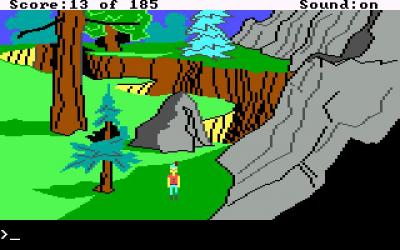 Screen ze hry Kings Quest II: Romancing the Throne