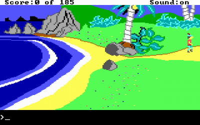 Screen ze hry Kings Quest II: Romancing the Throne