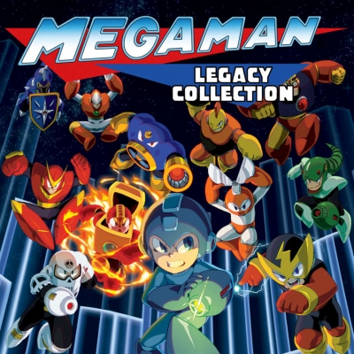 Artwork ke he Mega Man Legacy Collection